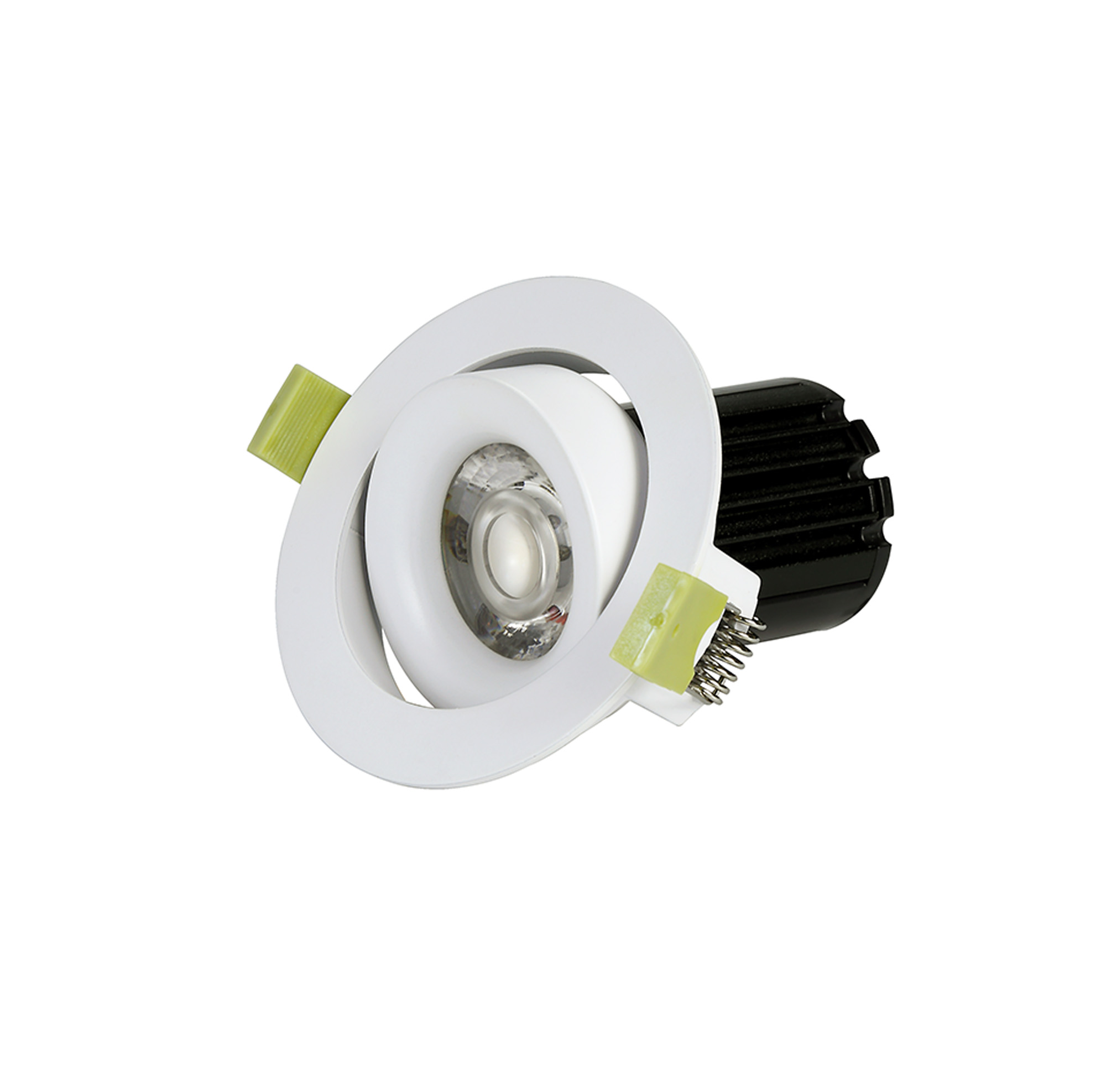 Bruve 12 Tridonic powered 12W 3000K 1200lm 12° LED Engine,350mA , CRI>90 LED Engine Matt White  Fixed Recessed Adjustable round Downlight, IP20 DM201597  Dlux Bruve A 12